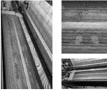 Ladder Effect Fabric By Using Miss Pick Effect